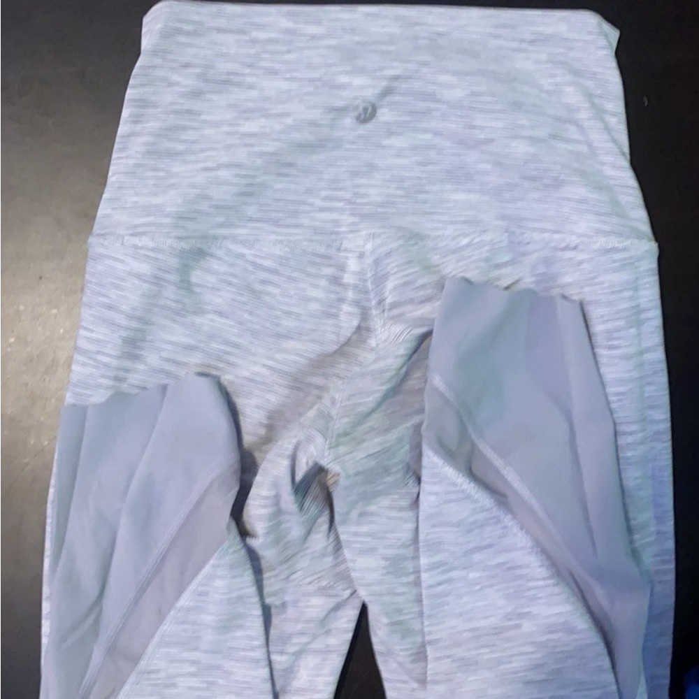 Light Gray lululemon High-Waisted Leggings